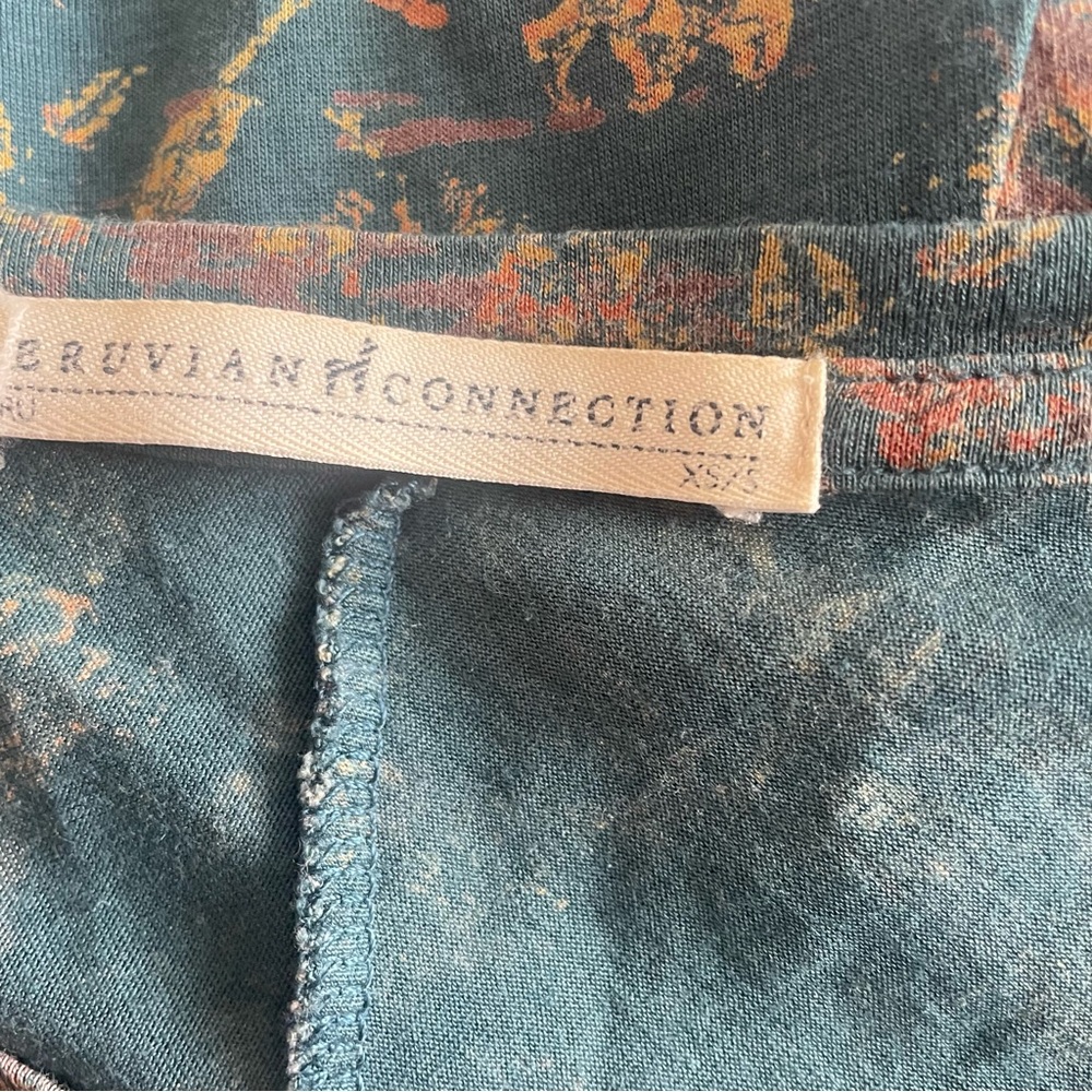 Peruvian Connection Twilight Meadow Boatneck Long… - image 3